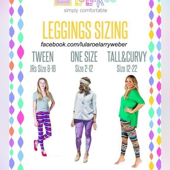 JR TWEEN NEW LulaRoe Soft Leggings One Size Juniors 8-16 Snowflakes Christmas - Picture 4 of 12